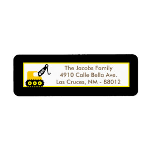 .75"x2.25" Return Address Label Construction