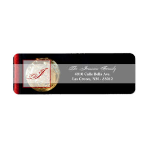 .75"x2.25" Return Address Label Marine Dress Blues