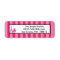 .75"x2.25" Return Address Label Pink Poodle Paris