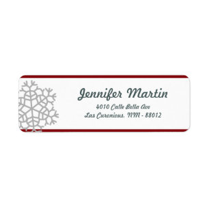 .75"x2.25" Return Address White Tree