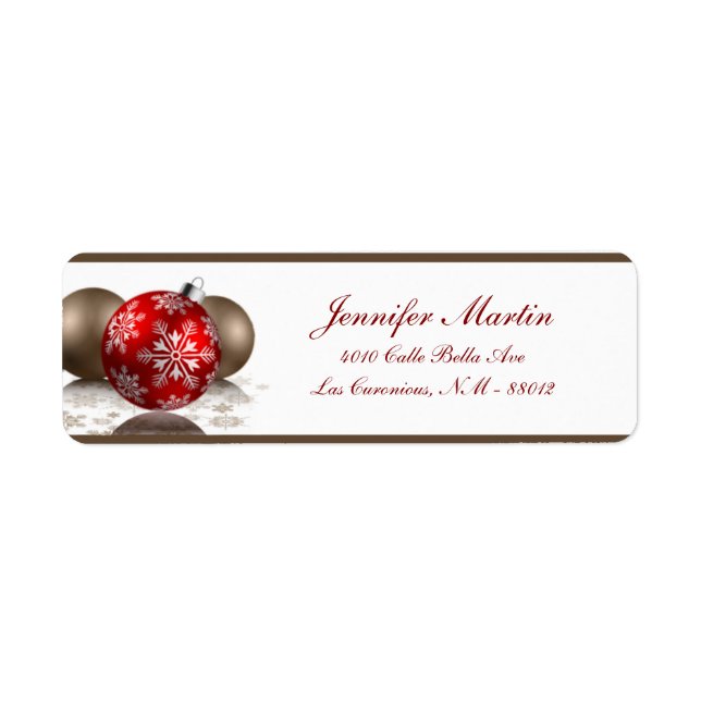 .75"x2.25" Return Address Winter Blur (Front)