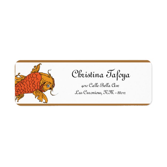 .75"x 2.25" Return Address Geisha (Front)