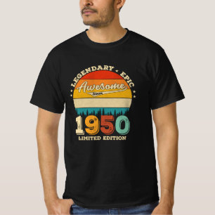 75 Year Old Bday 1950 Awesome 75th Birthday Gift T-Shirt