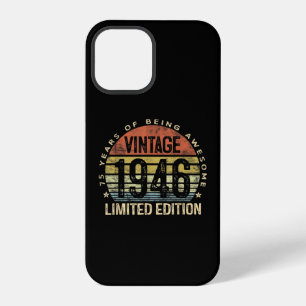 75 Years Old Gifts Vintage 1946 Birthday iPhone 12 Pro Case