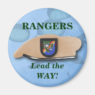 75th airborne rangers war veterans vets magnet