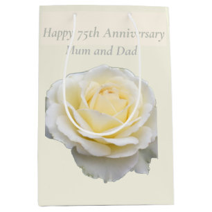 75th Anniversary Editable Medium Gift Bag