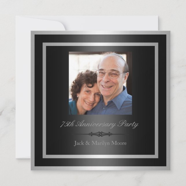 75th Anniversary Party Invitation (Front)