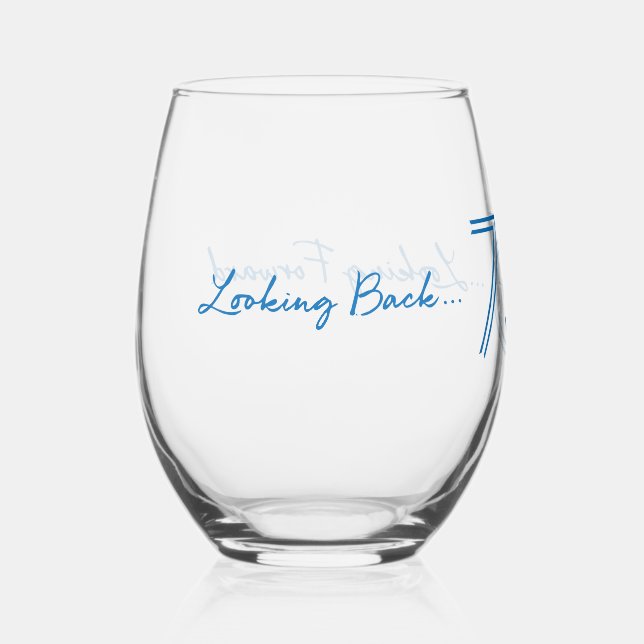 75th Anniversary Round Glass (Front)