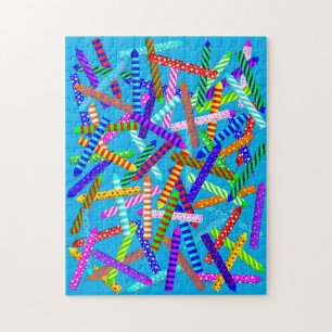 75th Birthday Candle Jigsaw Puzzle