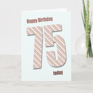 75th birthday card