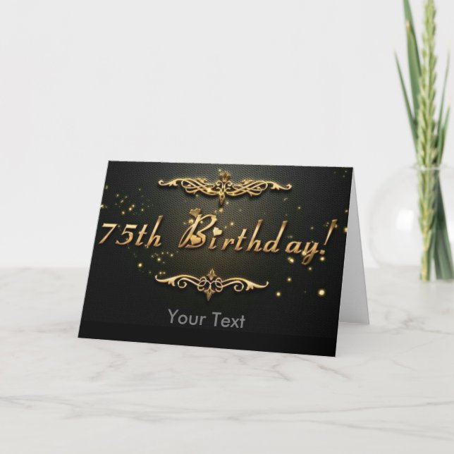 75th Birthday! Card (Front)