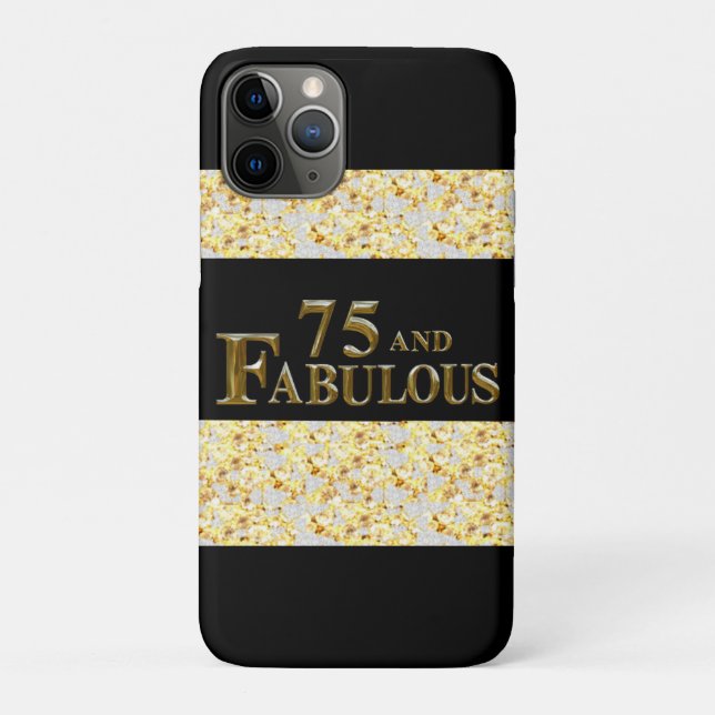 75th Birthday  Case-Mate iPhone Case (Back)