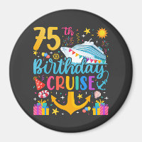 75th Birthday Cruise B-Day Party Circle