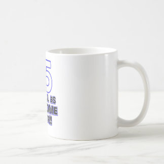 75th birthday design coffee mug