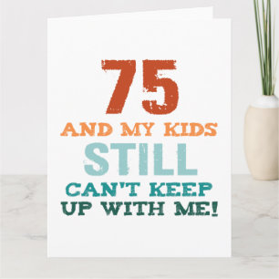 75th Birthday For Parents Card