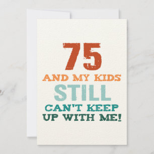 75th Birthday For Parents Card