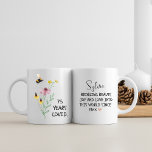 75th Birthday Gift for Women Wildflower Coffee Mug<br><div class="desc">Looking for 75th birthday gift idea? This personalised 75 Years Loved mug is a thoughtful and practical birthday gift idea.</div>