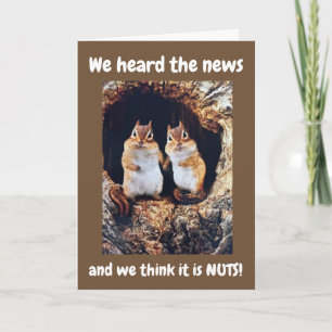 ***75th BIRTHDAY**** WE THINK IT IS NUTS!!!!!! Card