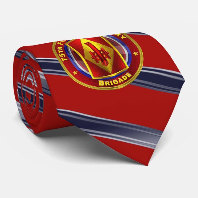 75th Field Artillery Brigade “Taut Lanyards” Tie (Rolled)
