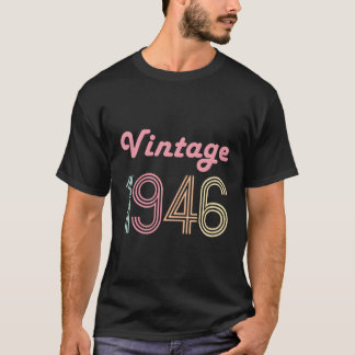 75Th For Her Age 75 Mum 1946 T-Shirt