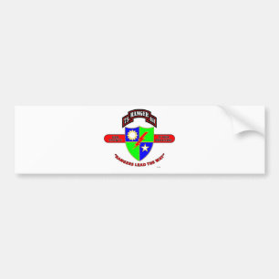 75TH RANGER BATTALION "ARMY RANGERS" BUMPER STICKER