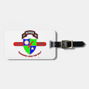 75TH RANGER BATTALION "ARMY RANGERS" LUGGAGE TAG