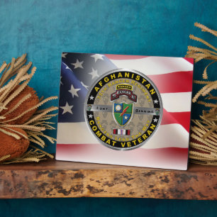75th Ranger Regiment Afghanistan Veteran Plaque