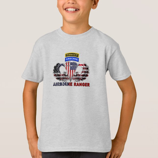 75th Ranger Regiment “Airborne Ranger” T-Shirt (Front)