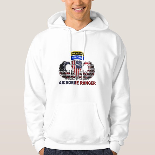 75th Ranger Regiment "American Airborne Ranger" Hoodie (Front)
