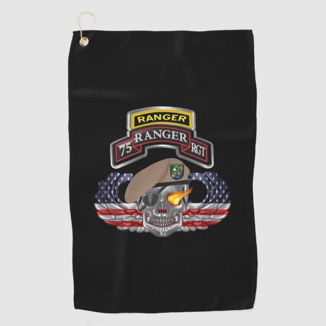 75th Ranger Regiment  Golf Towel (Front)