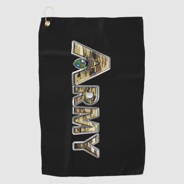 75th Ranger Regiment  Golf Towel (Front)