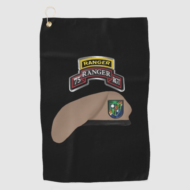 75th Ranger Regiment  Golf Towel (Front)
