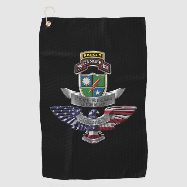 75th Ranger Regiment  Golf Towel (Front)