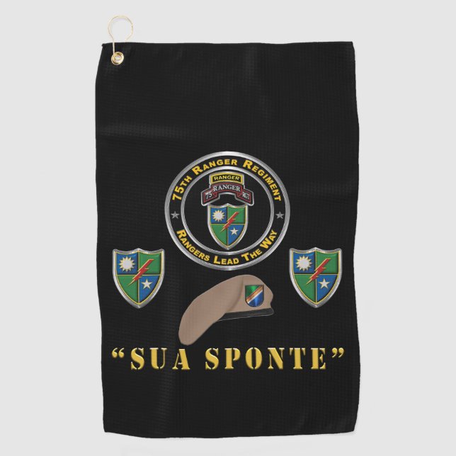 75th Ranger Regiment  Golf Towel (Front)