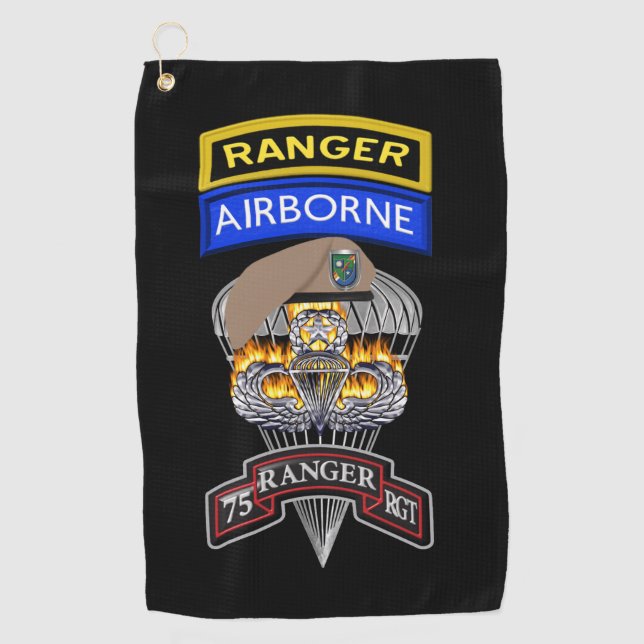 75th Ranger Regiment  Golf Towel (Front)