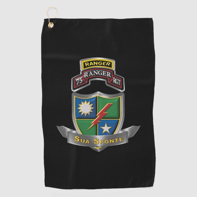 75th Ranger Regiment  Golf Towel (Front)