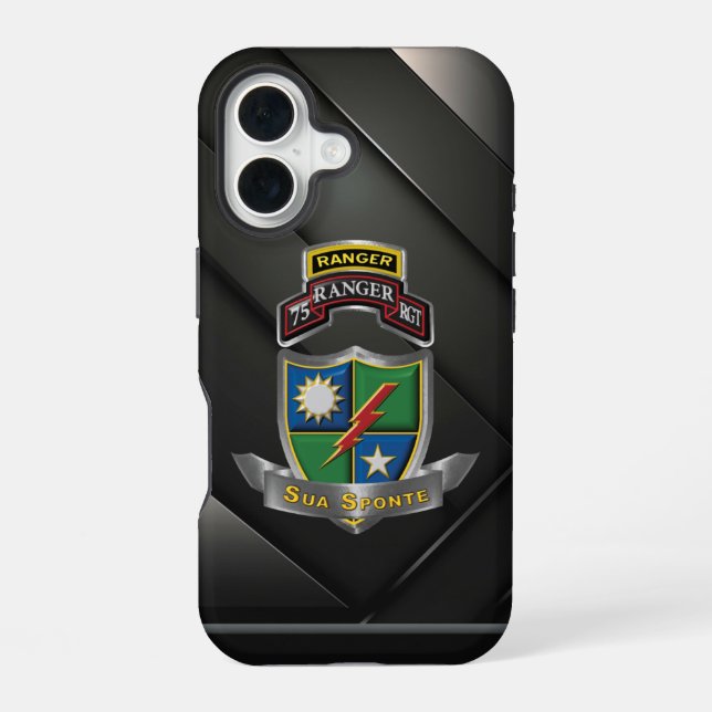 75th Ranger Regiment  iPhone 16 Case (Back)