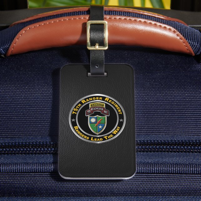 75th Ranger Regiment   Luggage Tag (Front Insitu 2)
