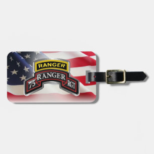 75th Ranger Regiment  Luggage Tag