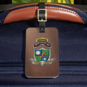 75th Ranger Regiment  Luggage Tag