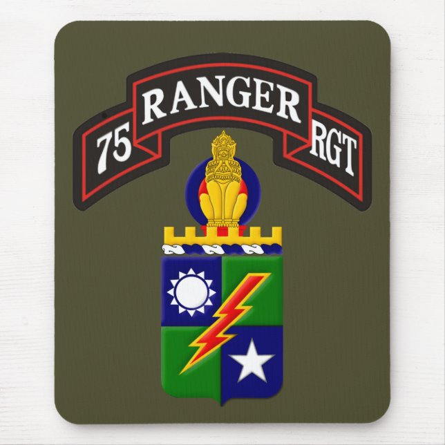 75th Ranger Regiment Mouse Mat (Front)