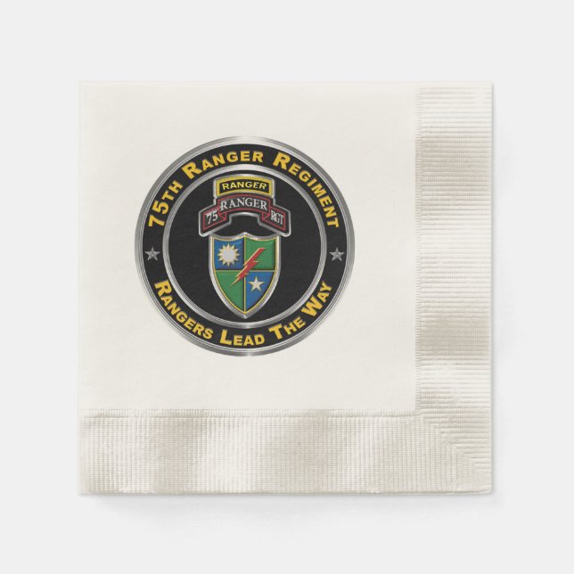 75th Ranger Regiment  Napkin (Front)