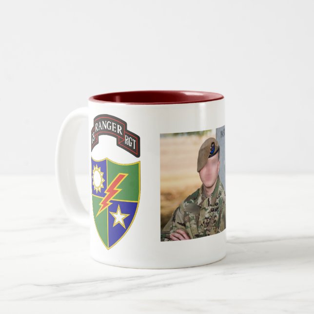 75th Ranger Regiment - Photo Mug (Front Left)