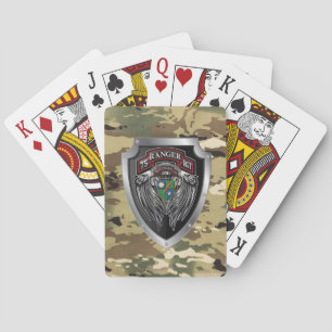 75th Ranger Regiment Playing Cards