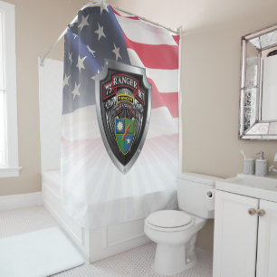75th Ranger Regiment  Shower Curtain