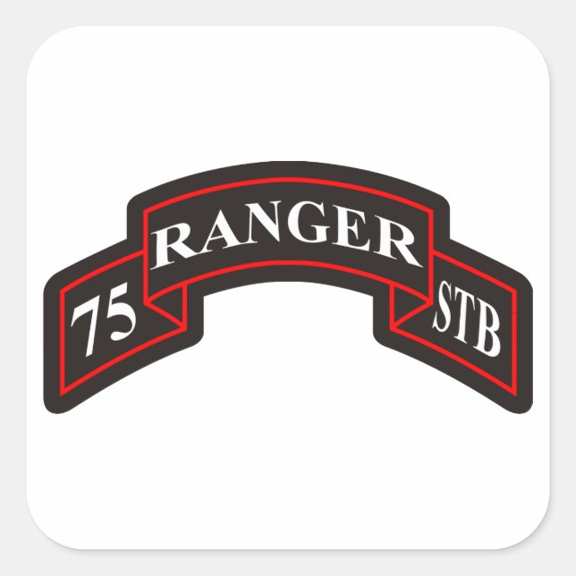 75th Ranger Regiment Special Troops Battalion Square Sticker (Front)