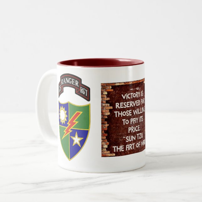 75th Ranger Regiment - Victory Mug (Front Left)