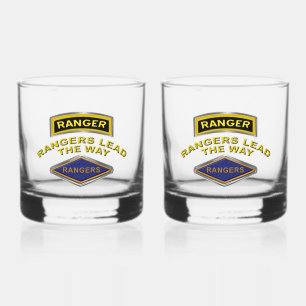 75th Ranger Regiment Whiskey Glass