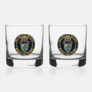 75th Ranger Regiment Whiskey Glass