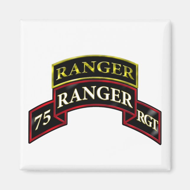 75th Ranger w/Tab Magnet (Front)
